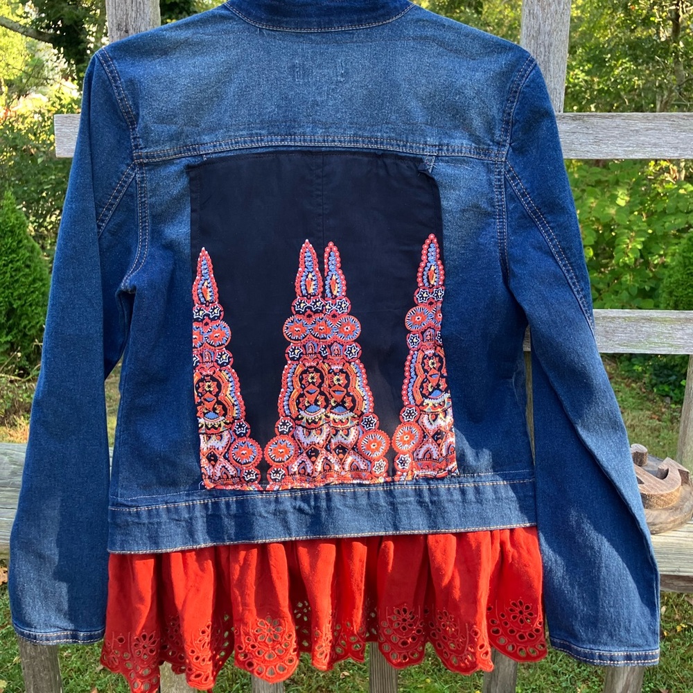 Up cycled Jean jacket